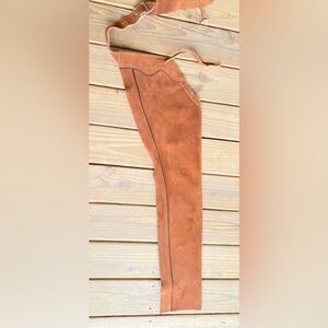 Brown Full Length Chaps